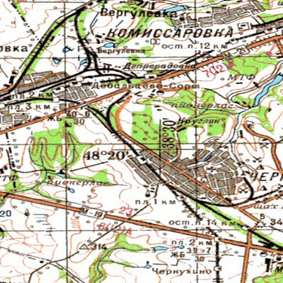 Avenza Systems Inc. Soviet Genshtab - m37-33--(1981) - Ukraine digital map