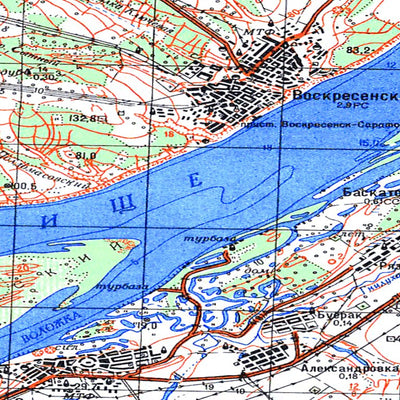Avenza Systems Inc. Soviet Genshtab - m38-010 - Russia digital map