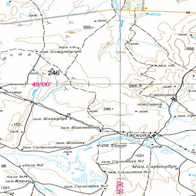 Avenza Systems Inc. Soviet Genshtab - m40-3--(2003) - Kazakhstan digital map