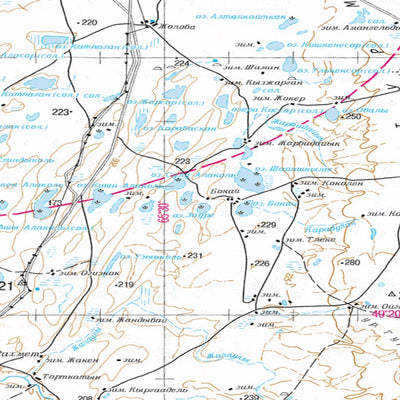 Avenza Systems Inc. Soviet Genshtab - m41-4--(2003) - Kazakhstan digital map