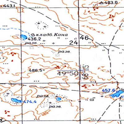 Avenza Systems Inc. Soviet Genshtab - m42-077 - Kazakhstan digital map