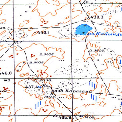 Avenza Systems Inc. Soviet Genshtab - m42-077 - Kazakhstan digital map