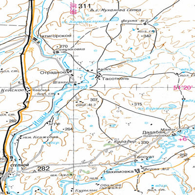 Avenza Systems Inc. Soviet Genshtab - m42-1--(2003) - Kazakhstan digital map