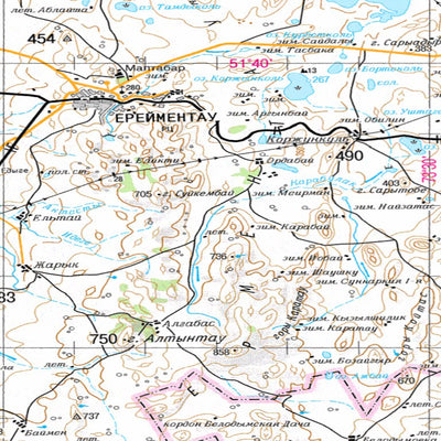 Avenza Systems Inc. Soviet Genshtab - m43-1--(2003) - Kazakhstan digital map