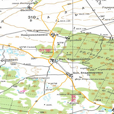 Avenza Systems Inc. Soviet Genshtab - m44-1--(2003) - Russia digital map