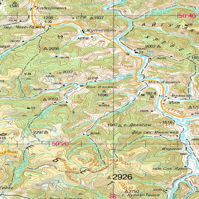 Avenza Systems Inc. Soviet Genshtab - m45-1--(2003) - Russia digital map