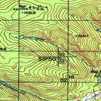 Avenza Systems Inc. Soviet Genshtab - m49-043 - Russia digital map