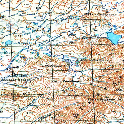 Avenza Systems Inc. Soviet Genshtab - m57-07 - Russia digital map