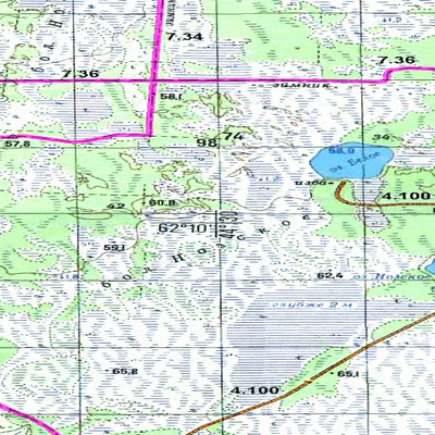 Avenza Systems Inc. Soviet Genshtab map - p38-065/066 - Russia digital map