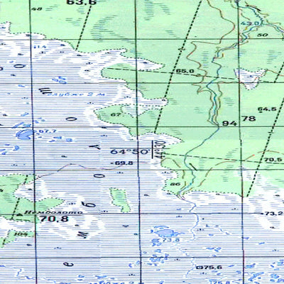 Avenza Systems Inc. Soviet Genshtab map - q38-113/114 - Russia digital map