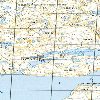 Avenza Systems Inc. Soviet Genshtab map - q39-009/010 - Russia digital map