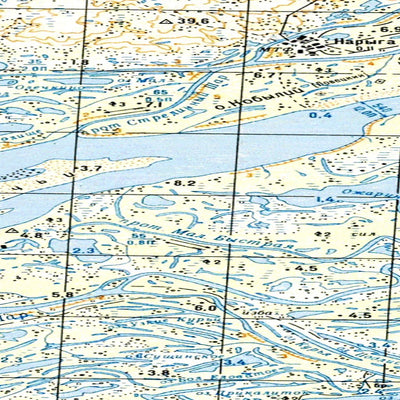 Avenza Systems Inc. Soviet Genshtab map - q39-009/010 - Russia digital map