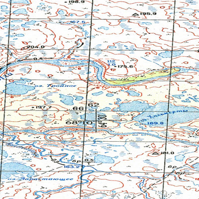 Avenza Systems Inc. Soviet Genshtab map - r41-141/142--(1963) - Russia digital map