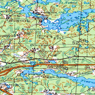 Avenza Systems Inc. Soviet Genshtab - o35-36--(1984) - Russia digital map