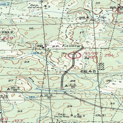 Avenza Systems Inc. Soviet Genshtab - o38-001 - Russia digital map