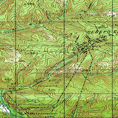 Avenza Systems Inc. Soviet Genshtab - p46-33-34 - Russia digital map