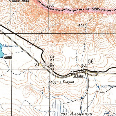 Avenza Systems Inc. Soviet Genshtab - xf19-10--(1980) - Chile digital map