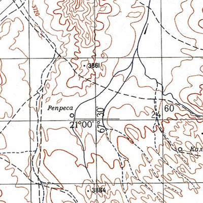 Avenza Systems Inc. Soviet Genshtab - xf19-11--(1980) - Bolivia digital map