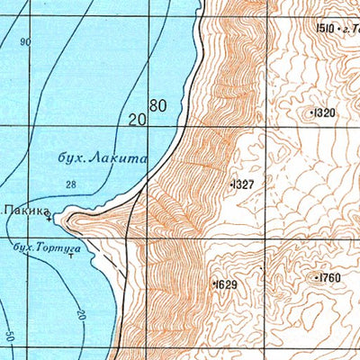 Avenza Systems Inc. Soviet Genshtab - xf19-14--(1980) - Chile digital map