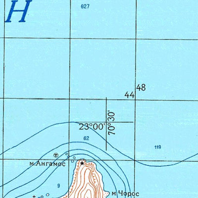 Avenza Systems Inc. Soviet Genshtab - xf19-26--(1980) - Chile digital map