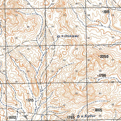 Avenza Systems Inc. Soviet Genshtab - xf33-30 - Namibia digital map