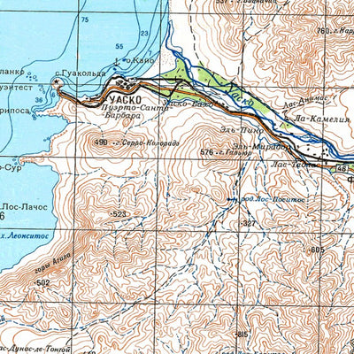 Avenza Systems Inc. Soviet Genshtab - xh19-01--(1980) - Chile digital map