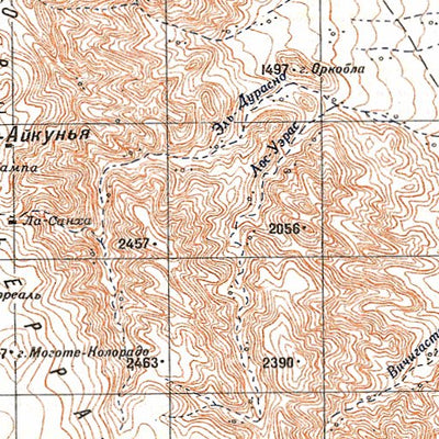 Avenza Systems Inc. Soviet Genshtab - xh19-17--(1980) - Argentina digital map