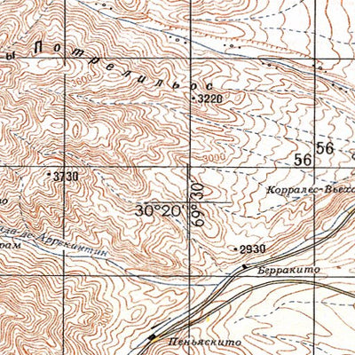 Avenza Systems Inc. Soviet Genshtab - xh19-21--(1980) - Chile digital map