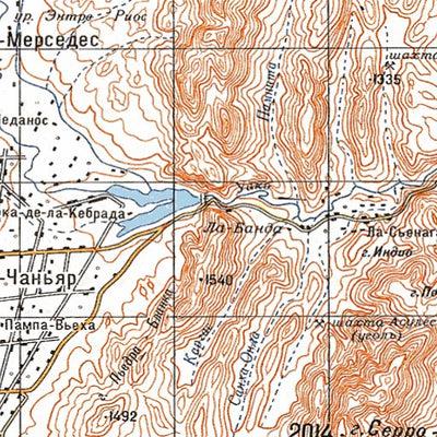 Avenza Systems Inc. Soviet Genshtab - xh19-22--(1980) - Argentina digital map