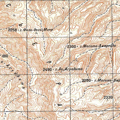 Avenza Systems Inc. Soviet Genshtab - xh19-23--(1980) - Argentina digital map