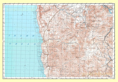 Avenza Systems Inc. Soviet Genshtab - xh19-25--(1980) - Chile digital map