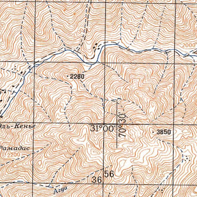 Avenza Systems Inc. Soviet Genshtab - xh19-26--(1980) - Chile digital map