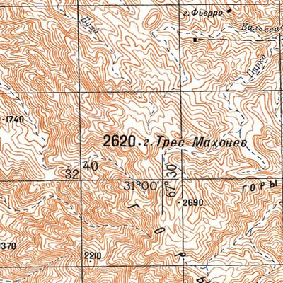 Avenza Systems Inc. Soviet Genshtab - xh19-29--(1980) - Argentina digital map