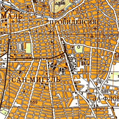 Avenza Systems Inc. Soviet Genshtab - xi19-14--(1985) - Chile digital map