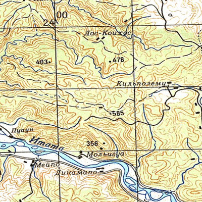 Avenza Systems Inc. Soviet Genshtab - xj18-06--(1985) - Chile digital map