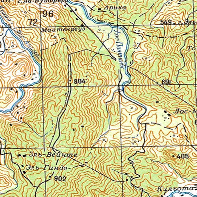 Avenza Systems Inc. Soviet Genshtab - xj18-18--(1985) - Chile digital map