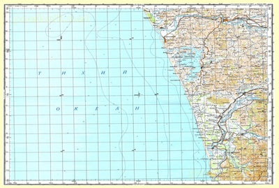 Avenza Systems Inc. Soviet Genshtab - xj18-29--(1985) - Chile digital map