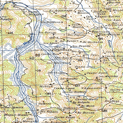 Avenza Systems Inc. Soviet Genshtab - xj18-30--(1985) - Chile digital map