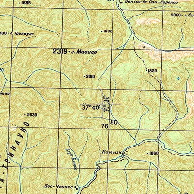 Avenza Systems Inc. Soviet Genshtab - xj19-13--(1985) - Chile digital map
