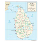 Avenza Systems Inc. Sri Lanka Transportation digital map