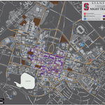 Avenza Systems Inc. Stanford University Night Map digital map