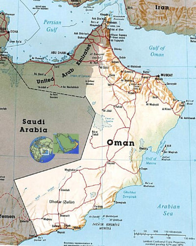 Avenza Systems Inc. Sultanate of Oman digital map