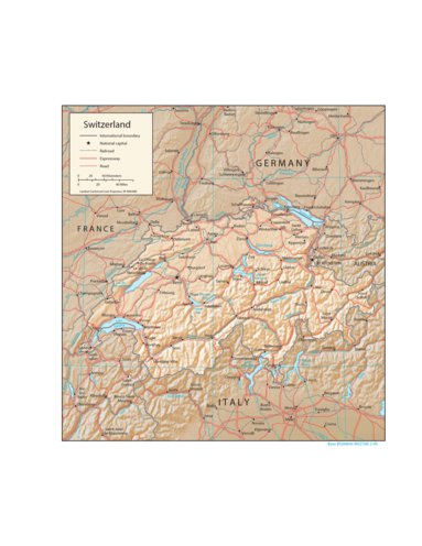 Avenza Systems Inc. Switzerland Physiography digital map