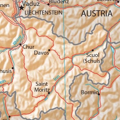 Avenza Systems Inc. Switzerland Physiography digital map