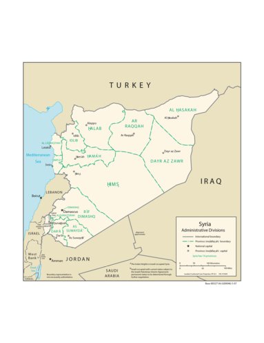 Avenza Systems Inc. Syria Administration digital map
