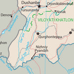 Avenza Systems Inc. Tajikistan Transportation digital map