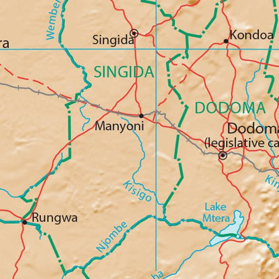 Avenza Systems Inc. Tanzania Physiography digital map