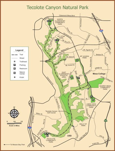 Avenza Systems Inc. Tecolote Canyon Natural Park digital map