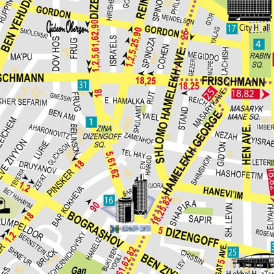 Avenza Systems Inc. Tel Aviv - Jaffa Center digital map
