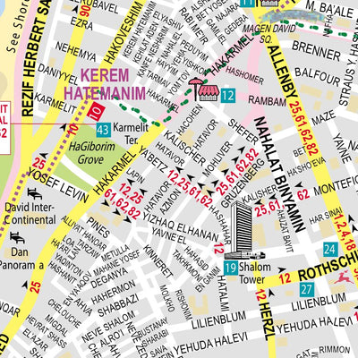 Avenza Systems Inc. Tel Aviv - Jaffa Center digital map